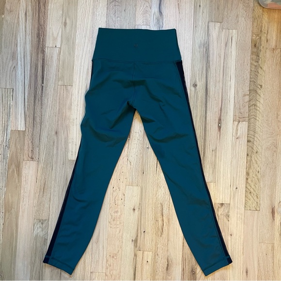 Lululemon High Times Pant Mesh Leggings Size 4 Deep Emerald Green - Picture 5 of 6